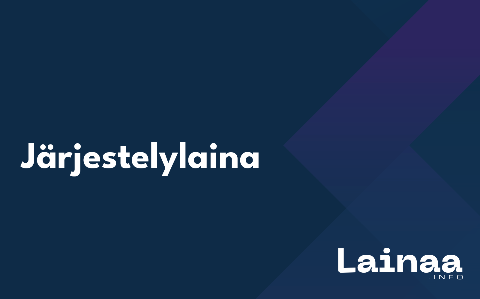 Järjestelylaina