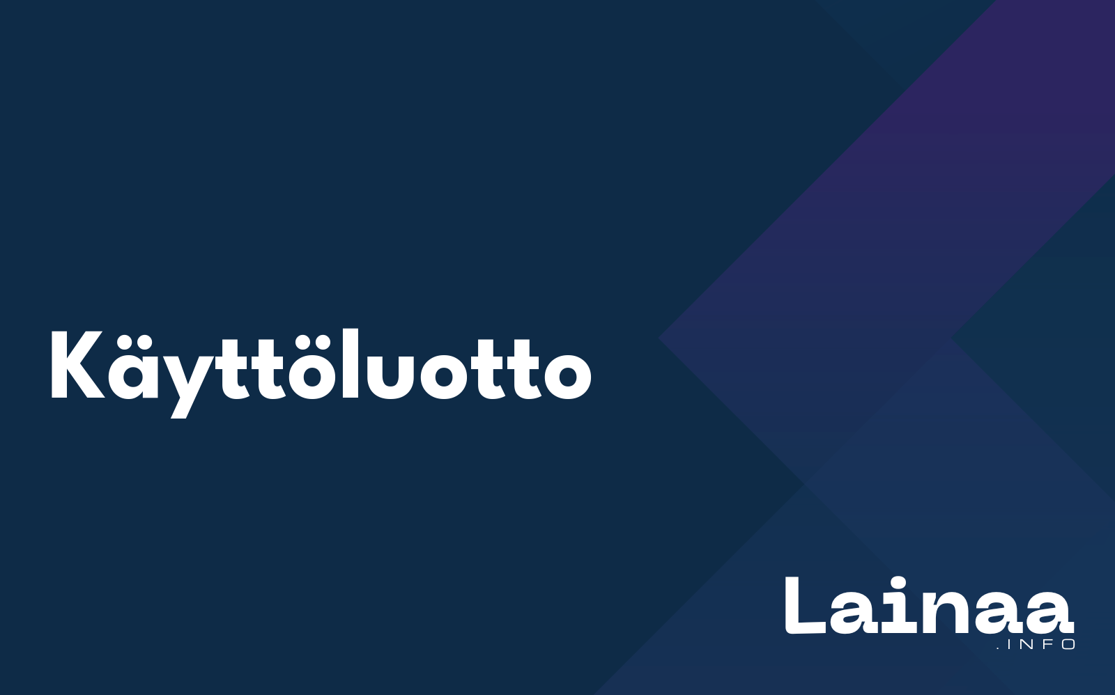 Käyttöluotto