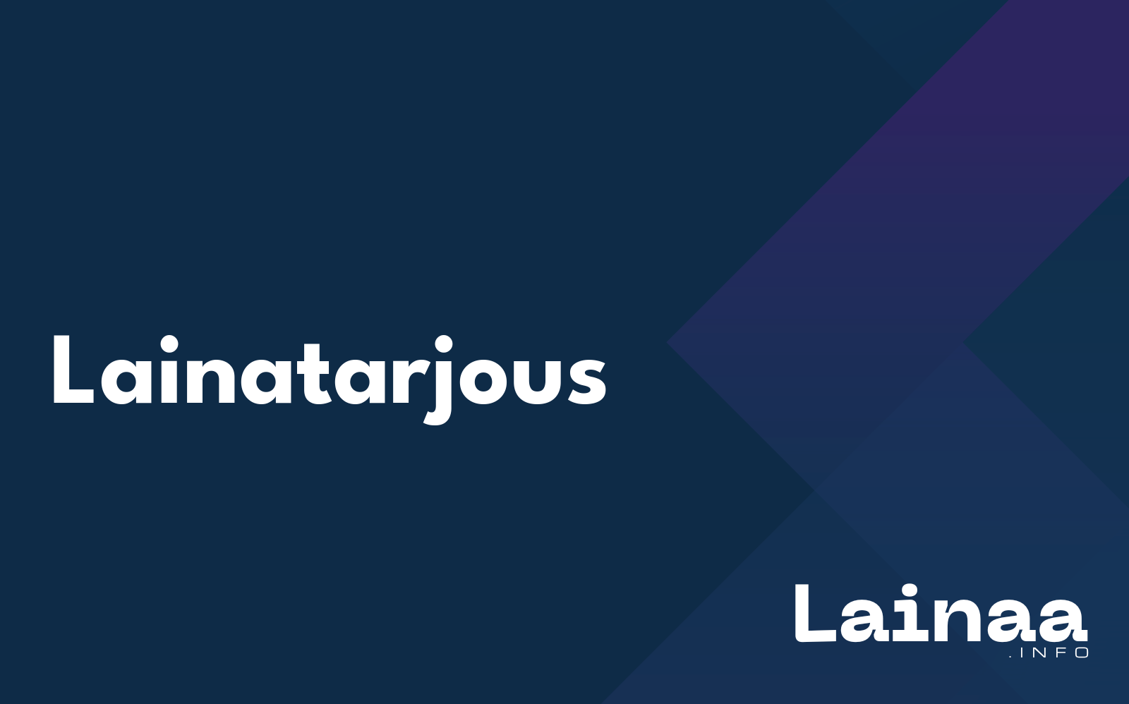 Lainatarjous