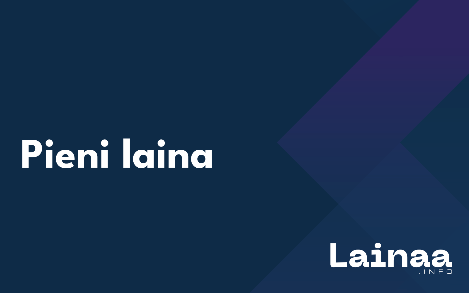 Pieni laina